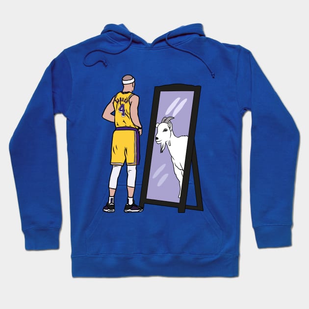 Alex Caruso Mirror GOAT Hoodie by rattraptees